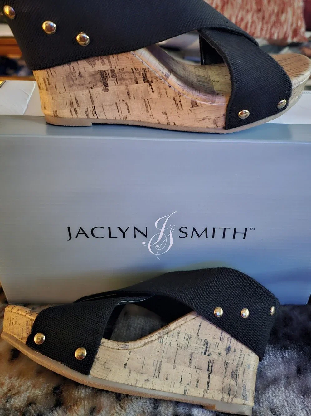 Jaclyn Smith bold red